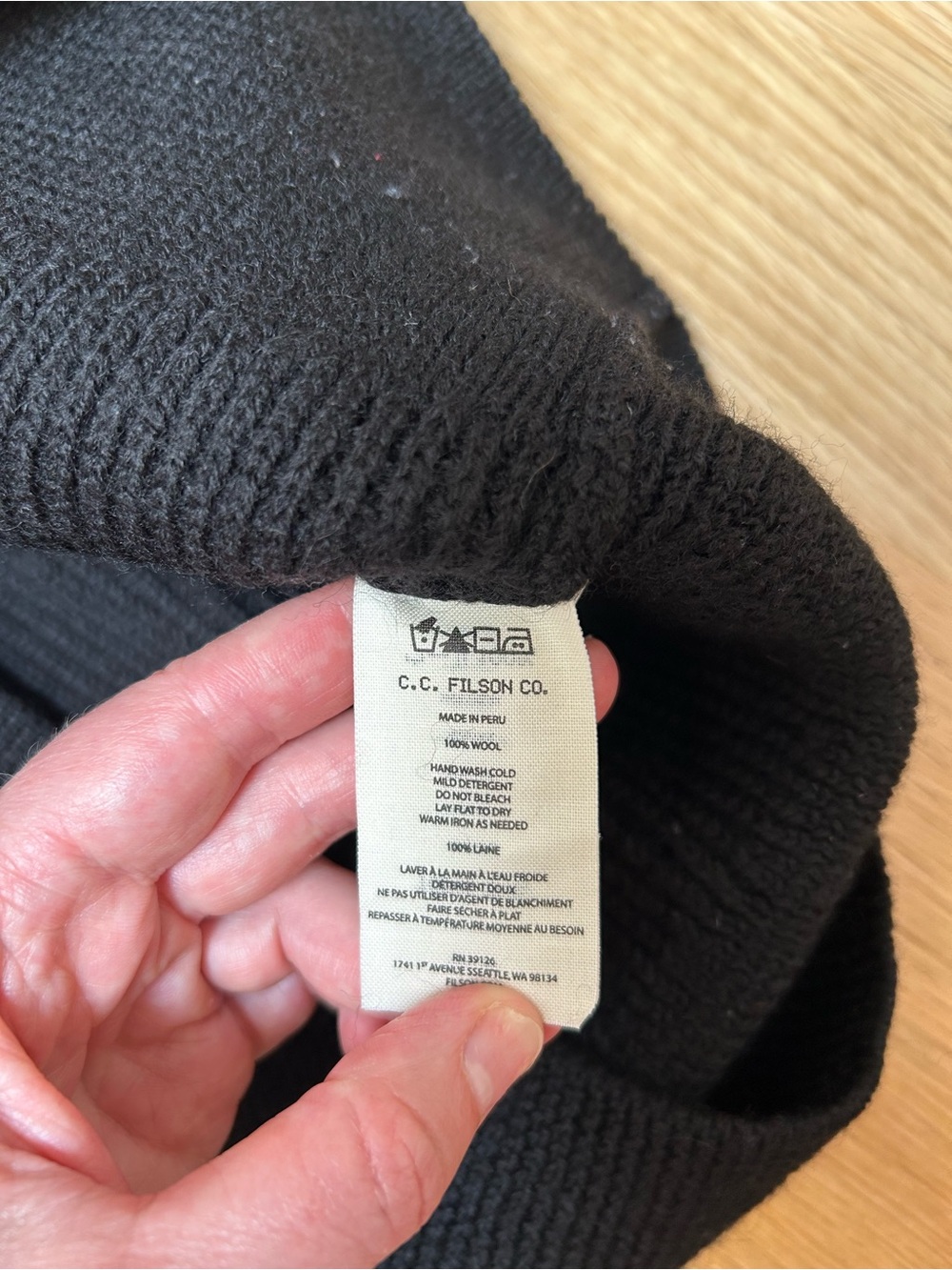 Filson Wool Sweater - Picture 3 of 4
